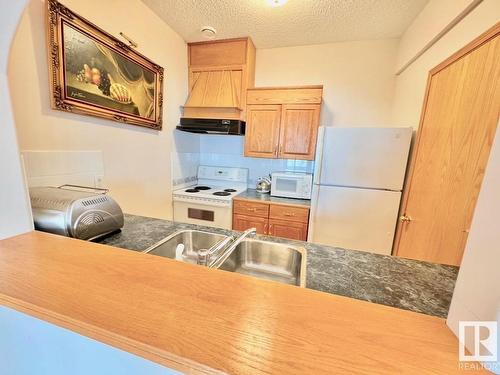 16203 89 Street, Edmonton, AB - Indoor Photo Showing Kitchen With Double Sink