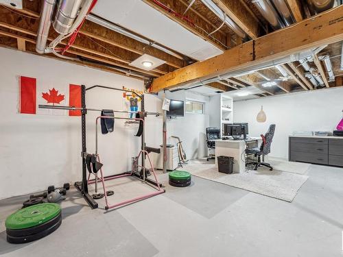 7844 Erasmus Wynd, Edmonton, AB - Indoor Photo Showing Basement