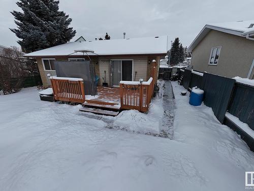 3539 13 Avenue, Edmonton, AB - Outdoor With Deck Patio Veranda