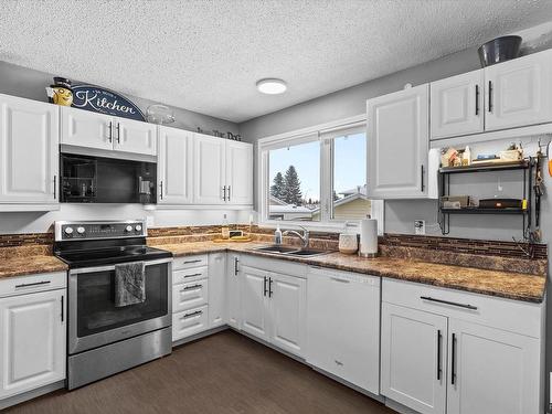 2165 78 Street, Edmonton, AB - Indoor Photo Showing Kitchen With Double Sink