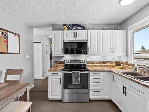 2165 78 Street, Edmonton, AB - Indoor Photo Showing Kitchen With Double Sink