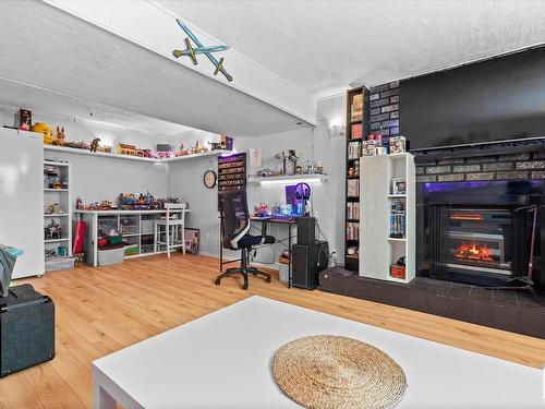 2165 78 Street, Edmonton, AB - Indoor With Fireplace