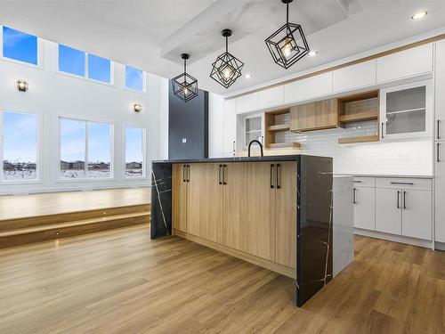 408 Pine Point, Leduc, AB - Indoor Photo Showing Kitchen