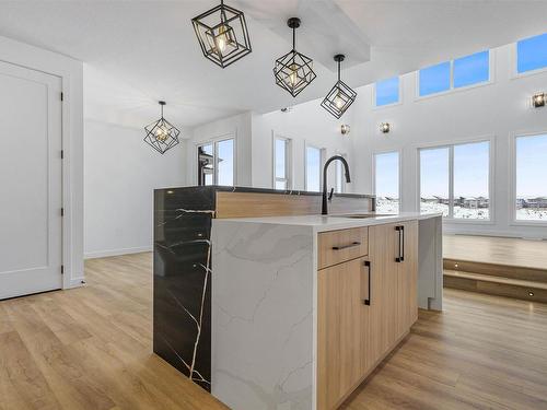 408 Pine Point, Leduc, AB - Indoor Photo Showing Kitchen