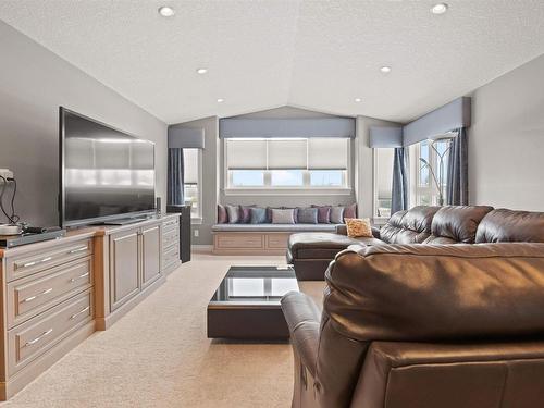 2553 Cameron Ravine Landing Landing, Edmonton, AB - Indoor Photo Showing Living Room