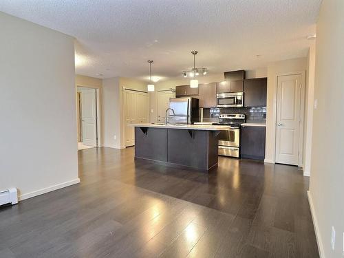 347 1196 Hyndman Road, Edmonton, AB - Indoor Photo Showing Kitchen With Upgraded Kitchen