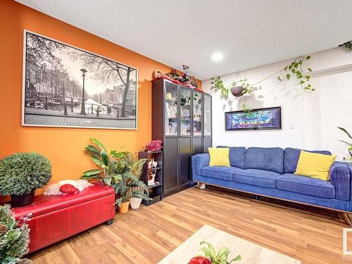 7318 109 Street, Edmonton, AB - Indoor Photo Showing Living Room