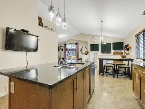 1519 165 St Sw, Edmonton, AB - Indoor Photo Showing Kitchen With Double Sink