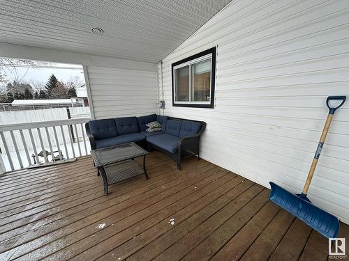 338 West Railway Drive, Smoky Lake Town, AB - Outdoor With Deck Patio Veranda With Exterior