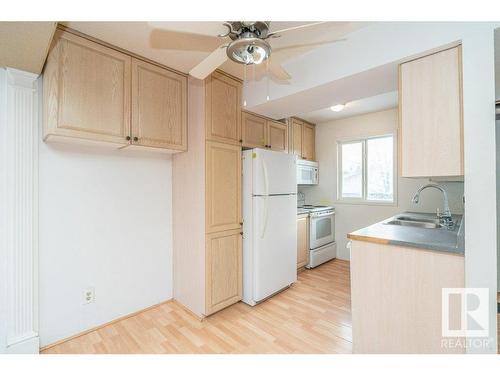 14620 121 Street, Edmonton, AB - Indoor Photo Showing Kitchen With Double Sink