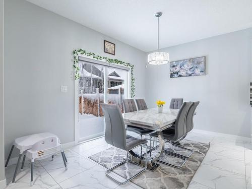 3608 46 Avenue, Beaumont, AB - Indoor Photo Showing Dining Room