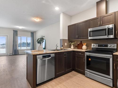 432 1818 Rutherford Road, Edmonton, AB - Indoor Photo Showing Kitchen