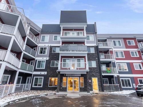 432 1818 Rutherford Road, Edmonton, AB - Outdoor With Balcony With Facade