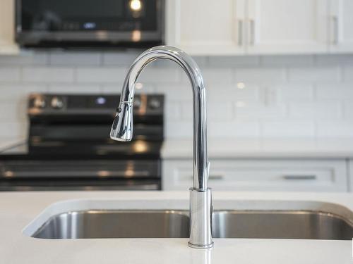 9232 222 Street, Edmonton, AB - Indoor Photo Showing Kitchen With Double Sink