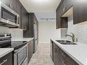 802 10125 109 Street, Edmonton, AB  - Indoor Photo Showing Kitchen With Stainless Steel Kitchen With Double Sink With Upgraded Kitchen 