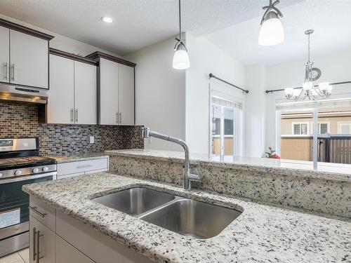 5408 30 Avenue, Beaumont, AB - Indoor Photo Showing Kitchen With Double Sink