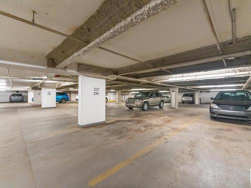 1108 9715 110 Street, Edmonton, AB - Indoor Photo Showing Garage