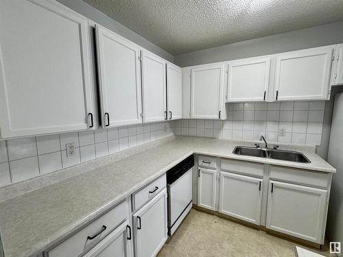 182 Callingwood Place, Edmonton, AB - Indoor Photo Showing Kitchen With Double Sink