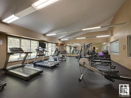 303 8956 156 Street, Edmonton, AB - Indoor Photo Showing Gym Room