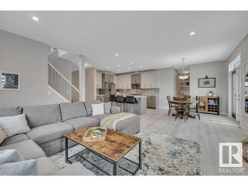 91 Rosemount Boulevard, Beaumont, AB - Indoor Photo Showing Living Room