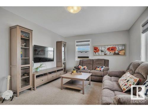 91 Rosemount Boulevard, Beaumont, AB - Indoor Photo Showing Living Room