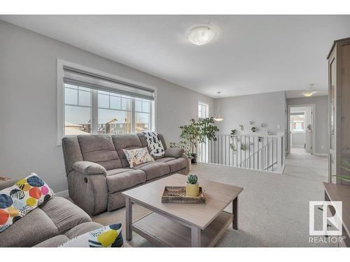 91 Rosemount Boulevard, Beaumont, AB - Indoor Photo Showing Living Room