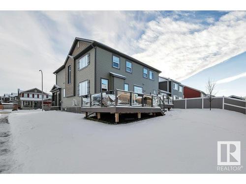 91 Rosemount Boulevard, Beaumont, AB - Outdoor With Deck Patio Veranda