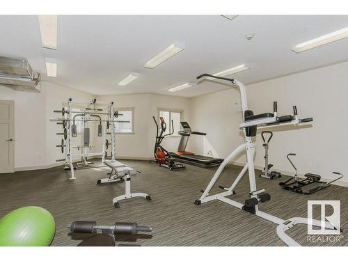 406 16235 51 Street, Edmonton, AB - Indoor Photo Showing Gym Room