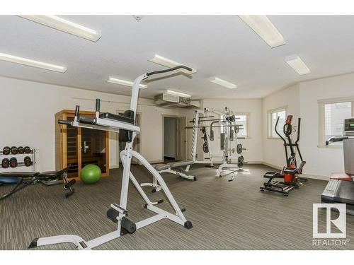 406 16235 51 Street, Edmonton, AB - Indoor Photo Showing Gym Room