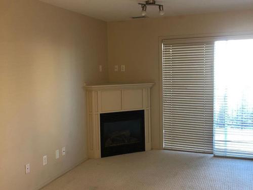 350 2096 Blackmud Creek Sw, Edmonton, AB - Indoor Photo Showing Living Room With Fireplace