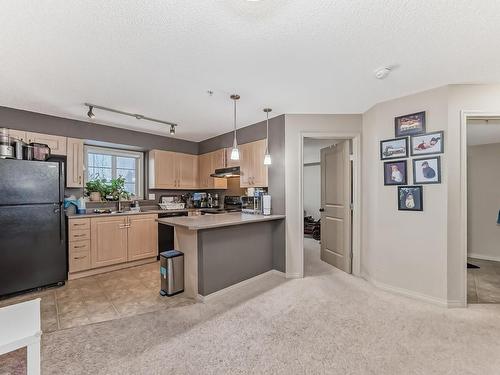 319- 11453 Ellerslie Rd Sw Road Sw, Edmonton, AB - Indoor Photo Showing Kitchen With Double Sink