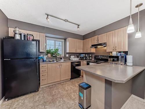 319- 11453 Ellerslie Rd Sw Road Sw, Edmonton, AB - Indoor Photo Showing Kitchen With Double Sink