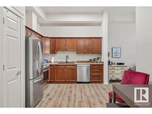 107 8702 Southfort Drive, Fort Saskatchewan, AB - Indoor Photo Showing Kitchen