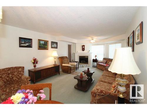 203 6703 172 Street, Edmonton, AB - Indoor Photo Showing Living Room With Fireplace