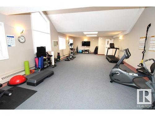 203 6703 172 Street, Edmonton, AB - Indoor Photo Showing Gym Room