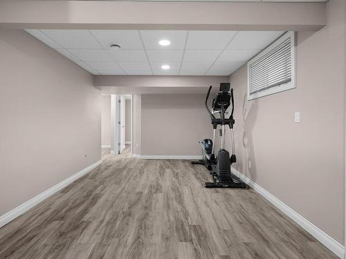 16210 47 Street, Edmonton, AB - Indoor Photo Showing Gym Room