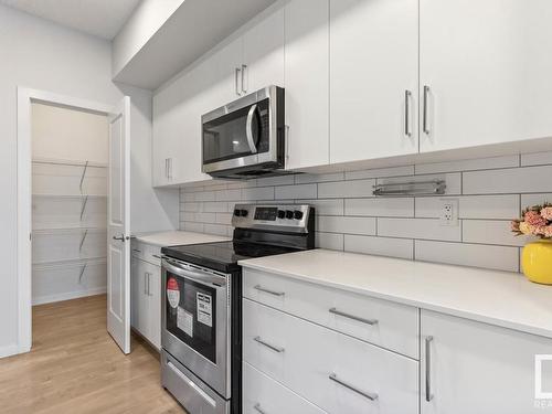 2125 Maple Road, Edmonton, AB - Indoor Photo Showing Kitchen With Upgraded Kitchen