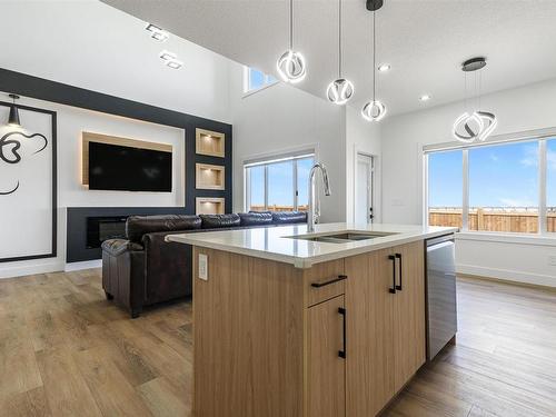 2920 1 Avenue, Edmonton, AB - Indoor Photo Showing Kitchen With Double Sink With Upgraded Kitchen