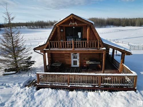 18121 Township Road 540, Rural Yellowhead, AB - Outdoor With Balcony With Deck Patio Veranda