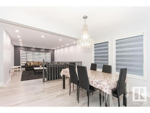 15828 98 Street, Edmonton, AB - Indoor Photo Showing Dining Room