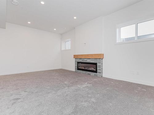 51 Jubilation Drive, St. Albert, AB - Indoor With Fireplace