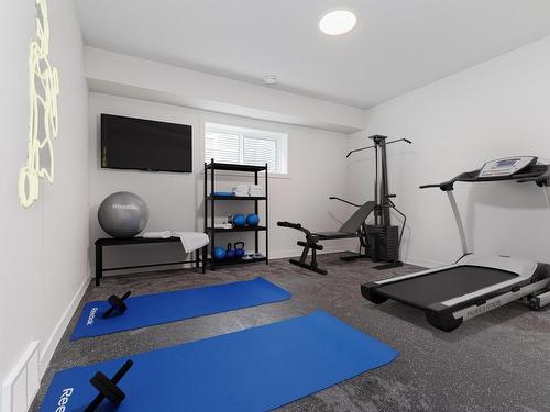 51 Jubilation Drive, St. Albert, AB - Indoor Photo Showing Gym Room