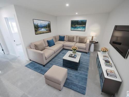 30 Nouveau Drive, St. Albert, AB - Indoor Photo Showing Living Room