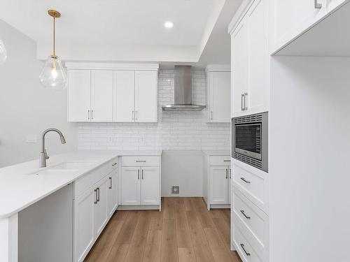 4841 Cawsey Terrace, Edmonton, AB - Indoor Photo Showing Kitchen With Upgraded Kitchen