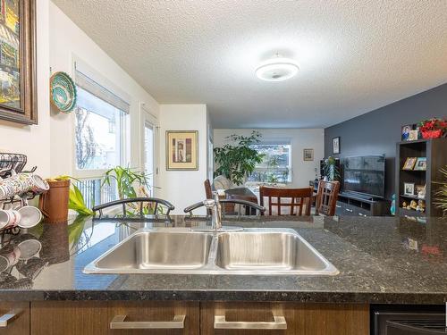 3117 9351 Simpson Drive, Edmonton, AB - Indoor Photo Showing Kitchen With Double Sink