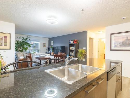 3117 9351 Simpson Drive, Edmonton, AB - Indoor Photo Showing Kitchen With Double Sink