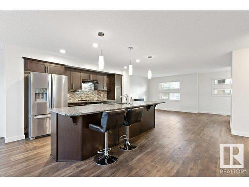 7014 Newson Road, Edmonton, AB - Indoor Photo Showing Kitchen With Stainless Steel Kitchen With Upgraded Kitchen