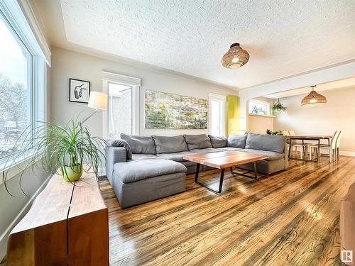 6630 110 Street, Edmonton, AB - Indoor Photo Showing Living Room