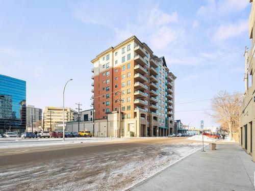 402 10142 111 Street Nw, Edmonton, AB - Outdoor With Balcony With Facade