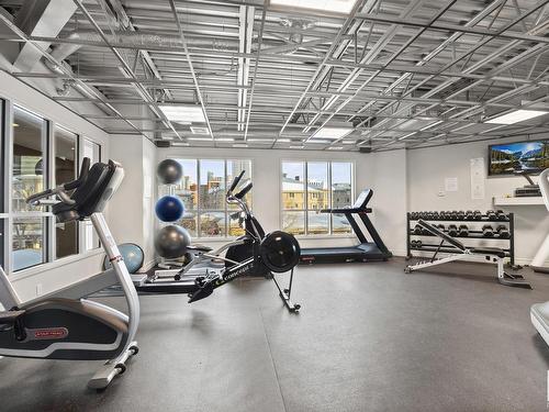 402 10142 111 Street Nw, Edmonton, AB - Indoor Photo Showing Gym Room